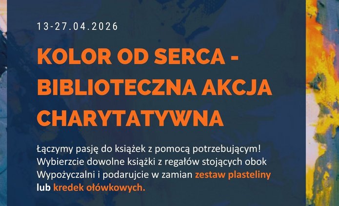 plaKolor od serca, biblioteczna akcja charytatywna
